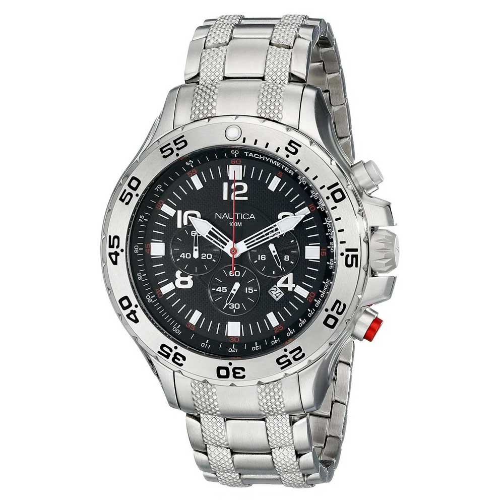 Reloj para hombre Nautica en cuero color cafe Nautica N18522G ZRC Tienda en Linea