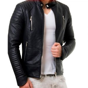 Chaqueta Hombre Clásica Forrada Ovejero Negra Fucsia Jackets Ref. CHCLHM06